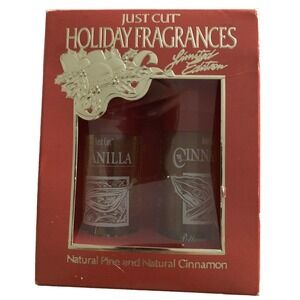 Just Cut Holiday Fragrances Natural Pine Cinnamon Christmas Room Spray Set